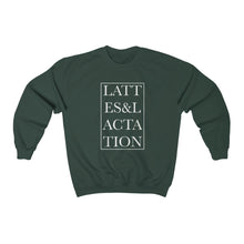 lattes and lactation ™ unisex crewneck sweatshirt