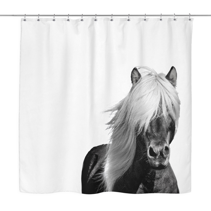 wild horse shower curtain
