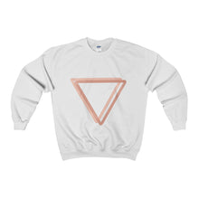 double triangle geometric heavy crewneck sweater (more colours)