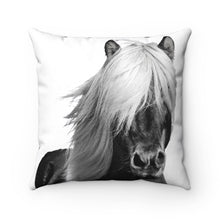 wild horse throw pillow