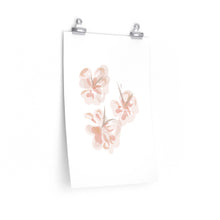 watercolour hibiscus art print