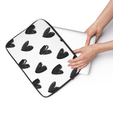 black hearts laptop sleeve