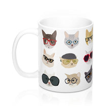 hipster cats mug
