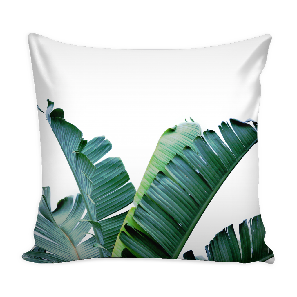 banana leaf pillow cover