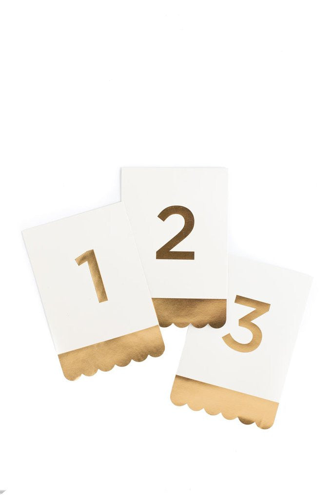 fancy table numbers