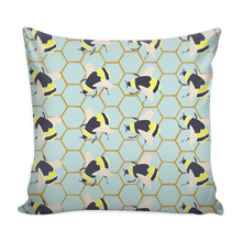 bumble bee pillow cover 16 X 16