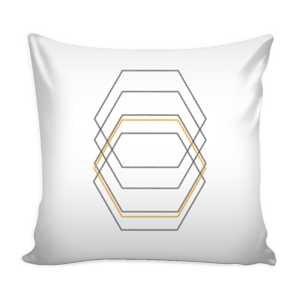hexagon pillow cover