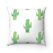 prickly cactus throw pillow