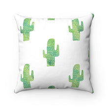 prickly cactus throw pillow