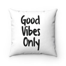 good vibes only throw pillow