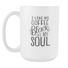 black like my soul mug